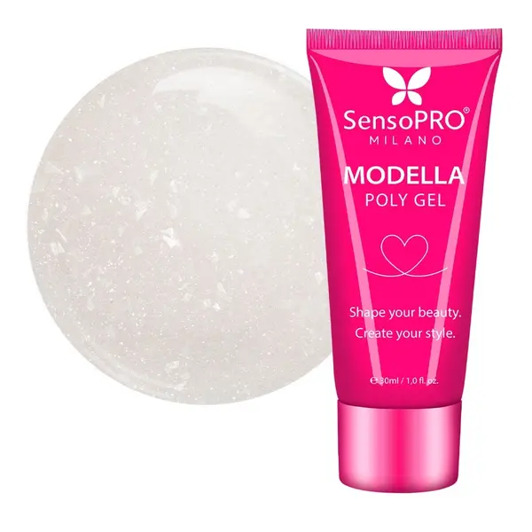Polygel MODELLA SensoPRO Milano - Sand Gleam, 30ml