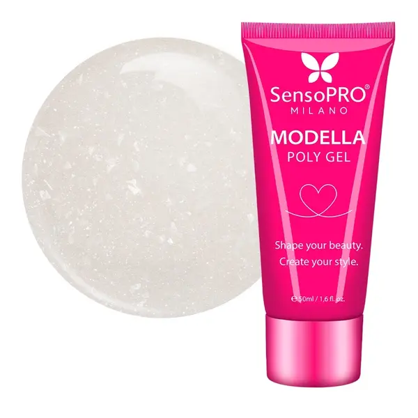 Polygel MODELLA SensoPRO Milano - Sand Gleam, 50ml