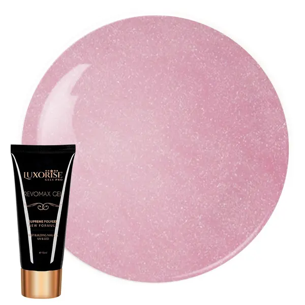 Polygel REVOMAX GEL LUXORISE Coral Mist, 15ml