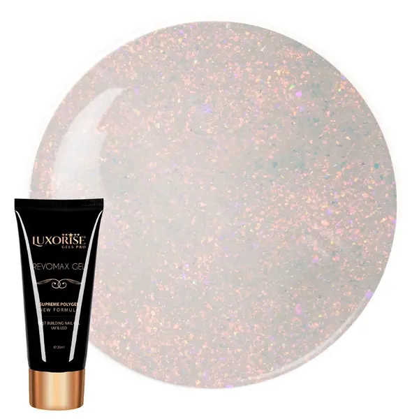 Polygel REVOMAX GEL LUXORISE Moonlit Haze, 30ml