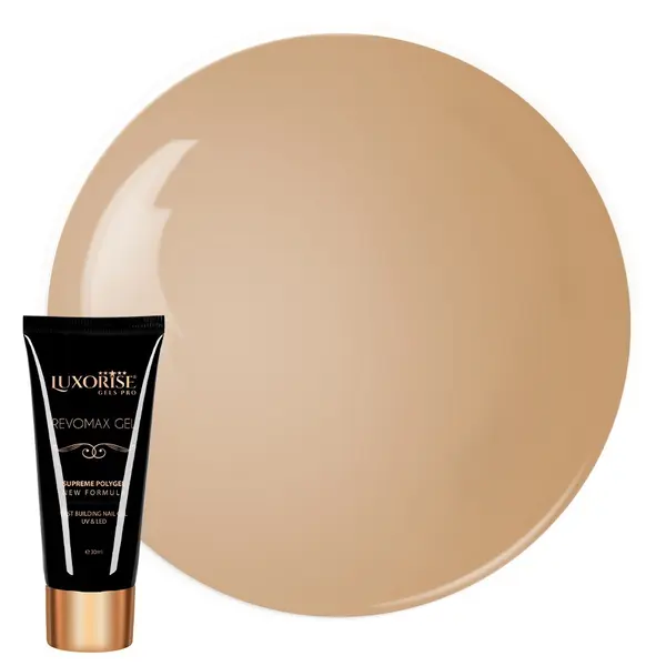 Polygel REVOMAX GEL LUXORISE Nude Chocolate, 30ml