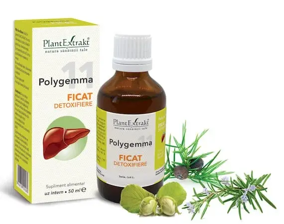 Polygemma 11 Ficat detoxifiere, 50 ml, Plant Extrakt