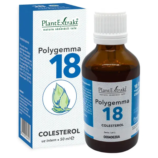 Polygemma 18 - Ajută la menţinerea nivelului normal al lipidelor în organism – 50ml