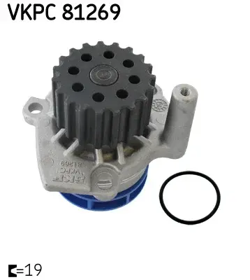 Pompa apa AUDI A1, A3, A4, A4 ALLROAD, A5, A6, Q3, Q5, TT; SEAT ALHAMBRA, ALTEA, ALTEA XL, EXEO, IBIZA IV, IBIZA IV ST, LEON, TOLEDO IV; SKODA FABIA II, OCTAVIA II, RAPID 1.2D 1.6D 2.0D dupa 2003