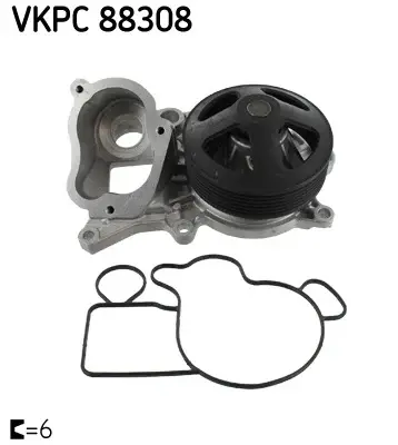 Pompa apa BMW Seria 1 (F20), 1 (F21), 2 (F22, F87), 3 (E90), 3 (E91), 3 (E92), 3 (E93), 3 (F30, F80), 3 (F31), 3 GRAN TURISMO (F34), 4 (F32, F82), 4 (F33, F83), 5 (F10), 5 (F11) 1.6D 2.0D dupa 2007