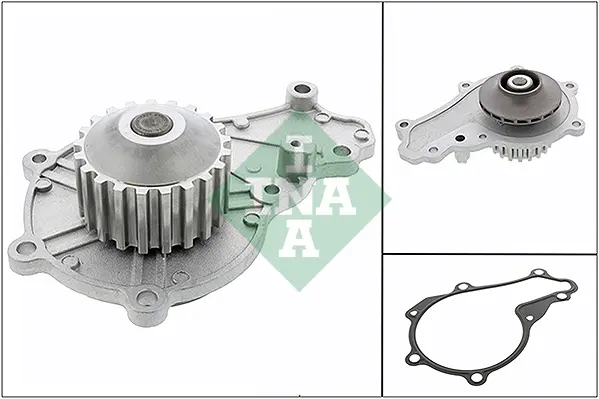 Pompa apa CITROEN C1, C2, C3 I, C3 II, C3 PLURIEL, DS3, NEMO, XSARA; FORD FIESTA V, FIESTA VI, FUSION; MAZDA 2; PEUGEOT 1007, 107, 2008 I, 206, 206+, 206 SW, 207, 208 I, 307, BIPPER 1.4D dupa 2001