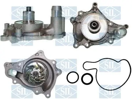 Pompa apa cu garnitura potrivit AUDI A4 B6, A4 B7, A5, A6 ALLROAD C6, A6 C6, A8 D3, Q7; VW TOUAREG 4.0D-5.2 05.03-03.18
