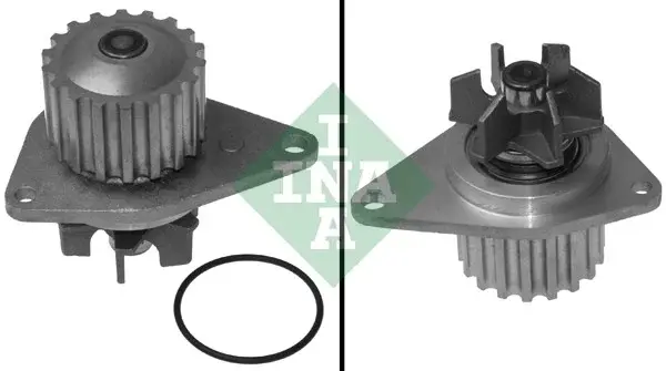 Pompa apa cu garnitura potrivit CITROEN C2, C3 I, C4, C4 I; PEUGEOT 1007, 206, 207, 307 1.4 10.03-
