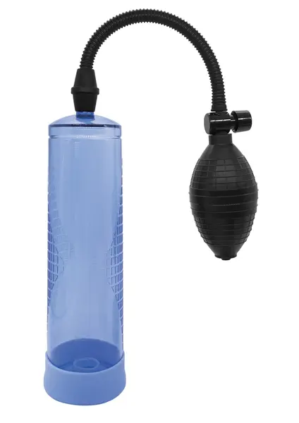 Pompa B-Series - PowerPump, pentru creșterea dimensiunilor penisului și la întărirea erecției, albastră
