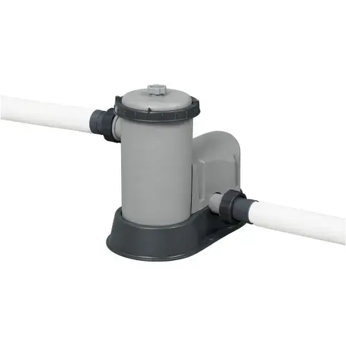 Pompa cu filtru pentru piscina Bestway, alimentare 220-240 V, transformator 12 V, 110 W, putere 5678 l/h, potrivita pentru piscine cu capacitate de 1100-31700 litri