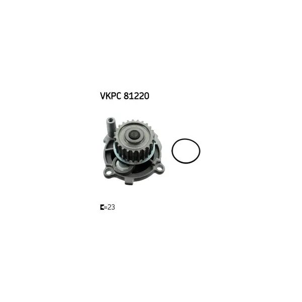 Pompă de apă, răcire motor SKF VKPC 81220