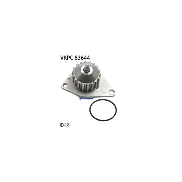 Pompă de apă, răcire motor SKF VKPC 83644