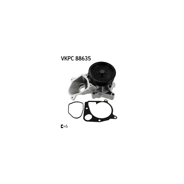 Pompă de apă, răcire motor SKF VKPC 88635
