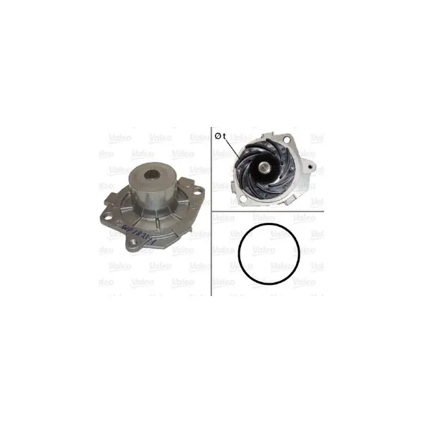 Pompă de apă, răcire motor VALEO 506590