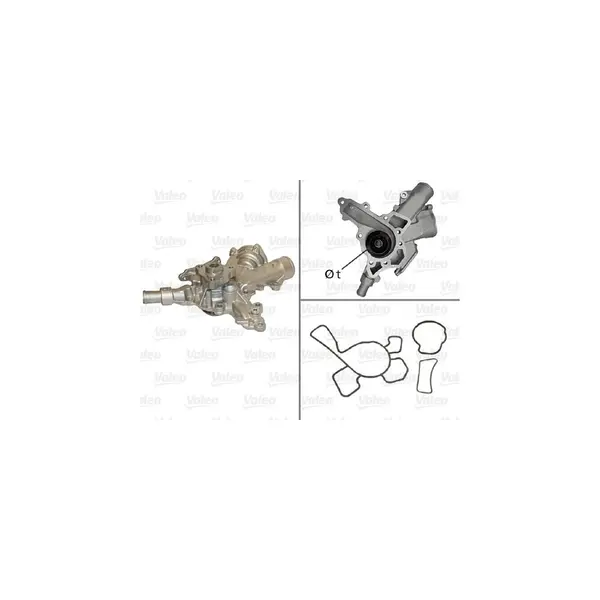 Pompă de apă, răcire motor VALEO 506601
