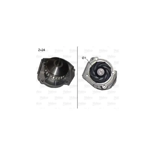 Pompă de apă, răcire motor VALEO 506640