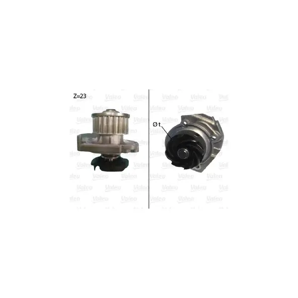 Pompă de apă, răcire motor VALEO 506686