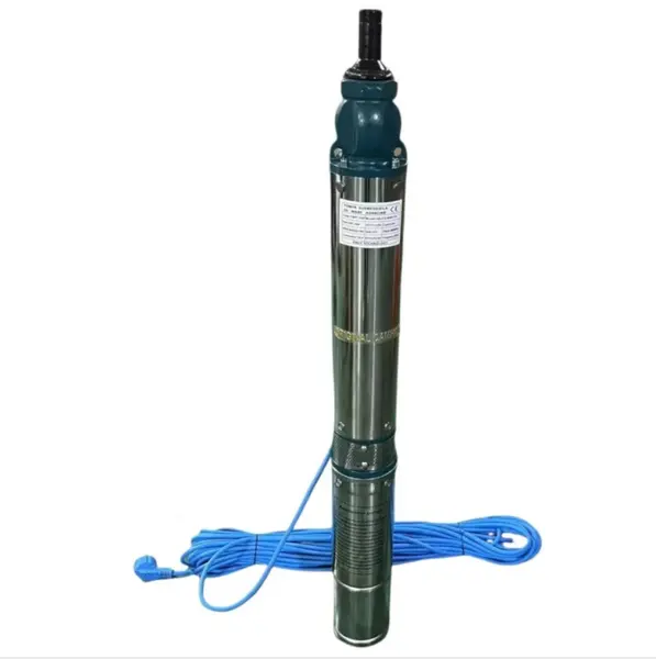 Pompa de apa submersibila de mare adancime, 1.5kW, Bobinaj cupru, Inaltime refulare 140m, Debit 8mc h, Cablu 30m