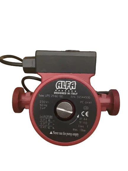 Pompa de circulare recirculare apa Alfa 25-60 180GR, Debit 3mc h, Inaltime pompare 6m, Putere 45-90W
