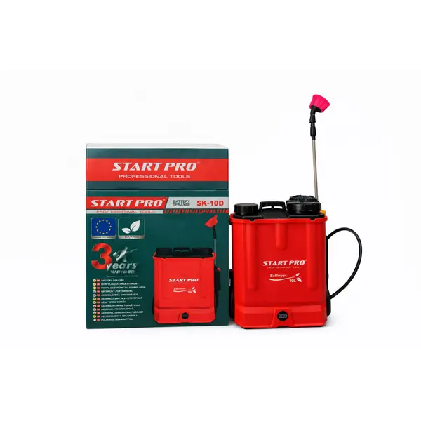 Pompa de stropit cu acumulator,10L, STARTPRO SK-10D