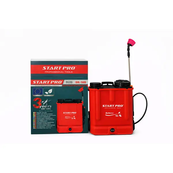 Pompa de stropit cu acumulator,16L, STARTPRO SK-16D