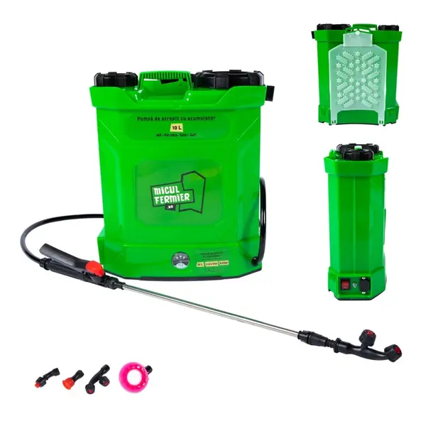 Pompa de stropit cu acumulator, Micul Fermier, capacitate 16 litri