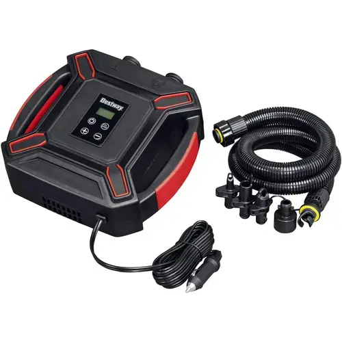 Pompa electrica Bestway Powergrip Sport High Pressure, Debit aer 300 l/min, 12 V, 16 PSI