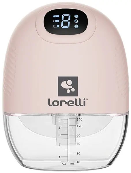 Pompă electrică pentru lapte matern Lorelli - Hands Free, Alice, roz