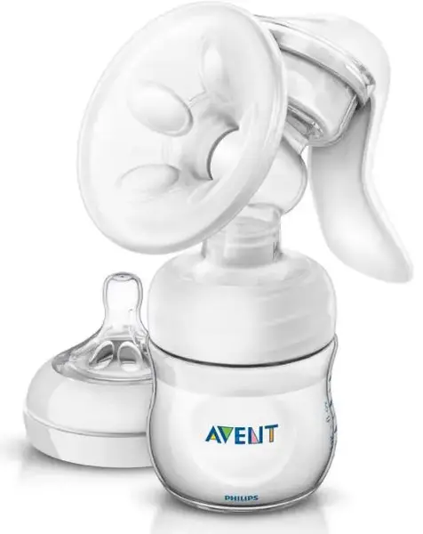 Pompa pentru san manuala cu biberon pentru hranire naturala Philips Avent SCF330/20