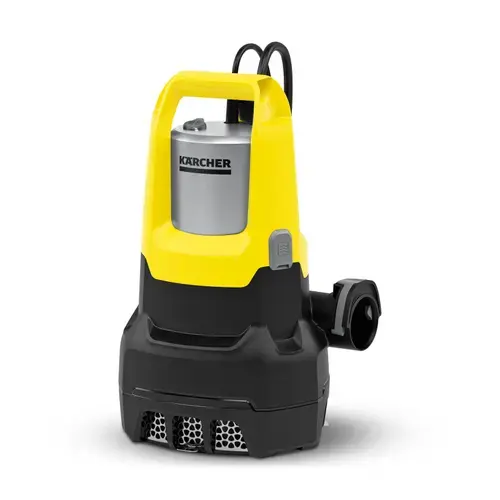 Pompa submersibila cu plutitor apa murdara Karcher SP 22000 Dirt Level Sensor, 750 W, debit maxim 22000 l/h, inaltime pompare 8 m, adancime scufundare 7 m, 230 - 240 V, senzor de nivel, include prefiltru din otel inoxidabil