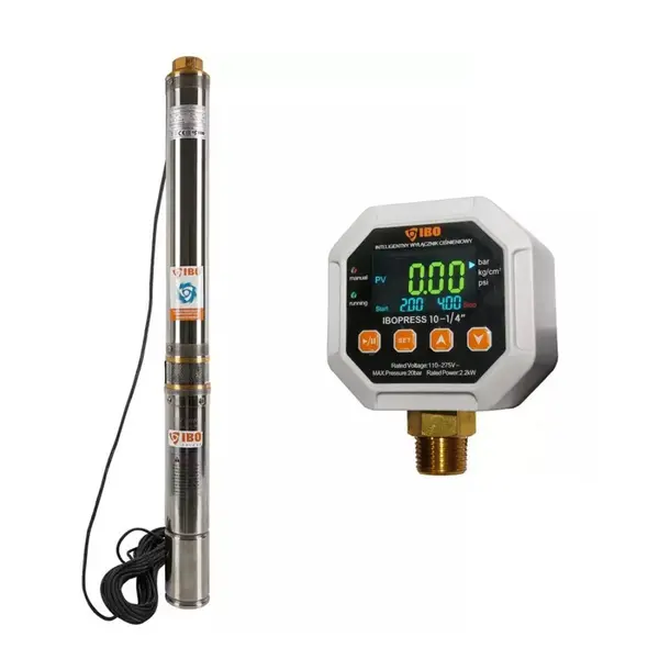 Pompa submersibila cu presostat 3.5SDM3/11, 800W, 105l/min, H-63m, IBO Polonia, rezistenta la nisip
