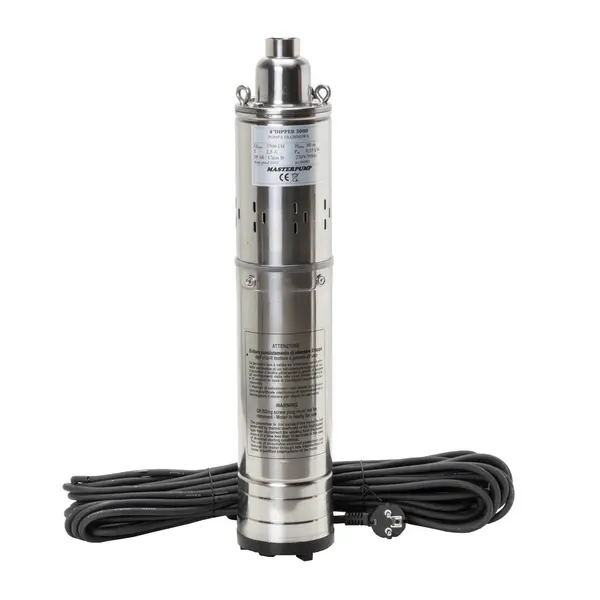 Pompa Submersibila cu Surub (snec) IBO DIPPER 2400 (550 W, 40 l/min, H Refulare 75 m, 4 Toli) + 15 m cablu