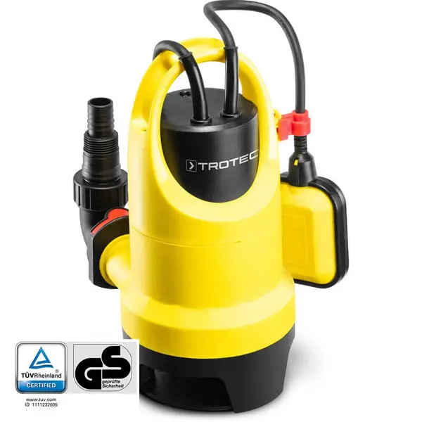 Pompa submersibila de apa reziduala TWP 4036 E, Capacitate pompare 7500 l/h, Putere maxima 400W, Adancime maxima 7m