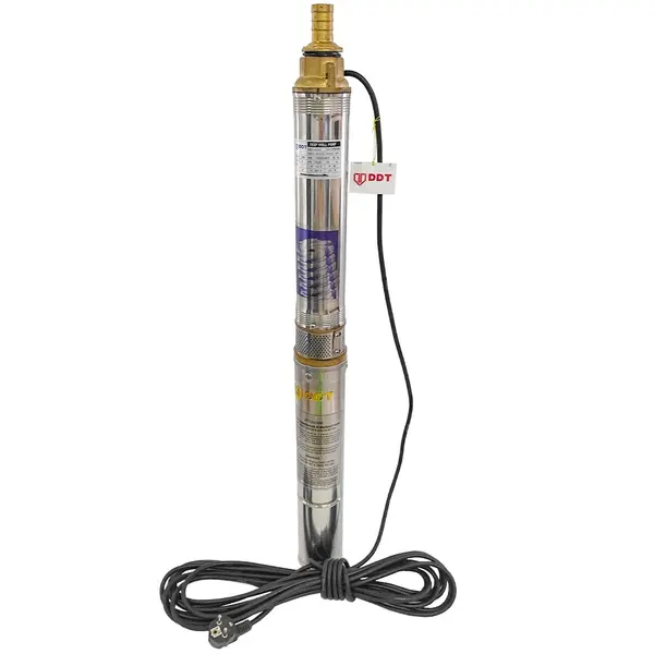 Pompa submersibila de mare adancime DDT 3QJD-1.1, Inox, 1100W, 5 m ³ h, 10 turbine, 120m, 10m cablu