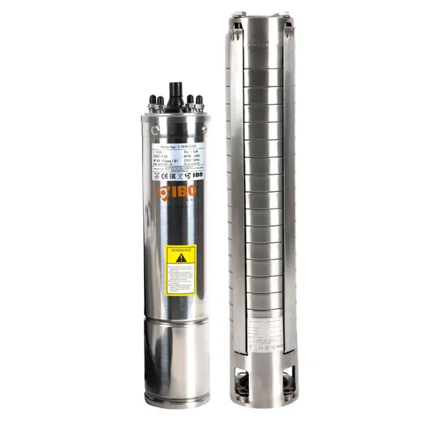 Pompa submersibila inox, IBO Dambat, 4ISP 14-25, 7.5KW, 383l/min, H-165m, 380V