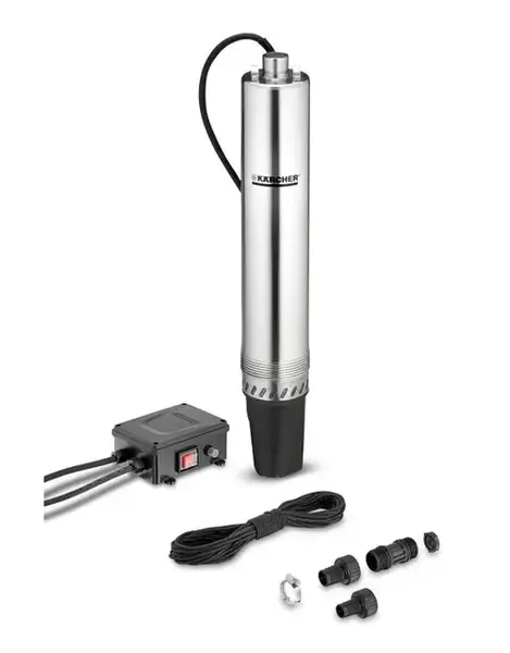 Pompa submersibila Karcher BP 4 DEEP WELL, 700 W, 4.3 Bari (Negru/Argintiu)