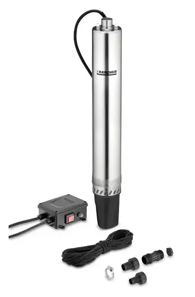Pompa submersibila Karcher BP 6 DEEP WELL, 1000 W, 5.5 Bari (Negru/Argintiu)
