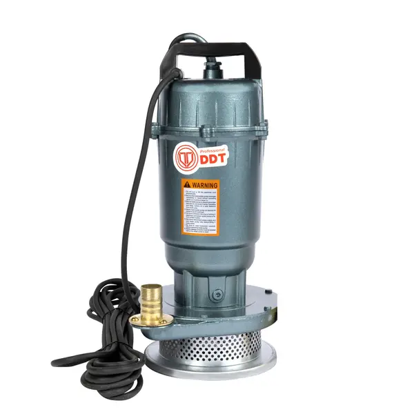 Pompa submersibila pentru apa curata DDT QDX1.5-45-1.1, 1100W, 2860RPM, Debit 3 m ³ h, Adancime si inaltime 45m, Cablu 8m