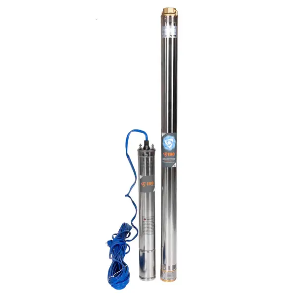 Pompa Submersibila Rezistenta la Nisip , IBO 3STM24, 1100 W, 100 l/min, H Refulare 93 m + 20 m cablu