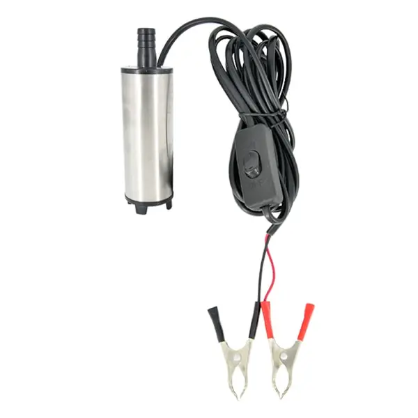 Pompa transfer lichide, combustibil, uleiuri, 12V, 12 L/min, 8500 RPM, 16 mm