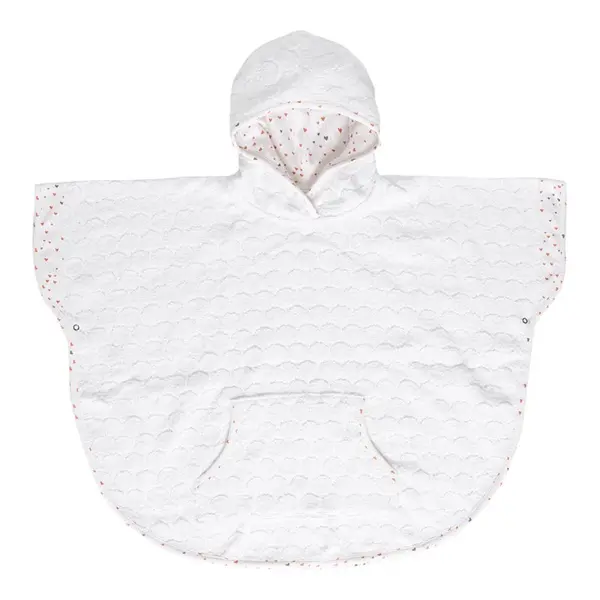 Poncho de baie Bebe-Jou - Hearts, 86/92 cm