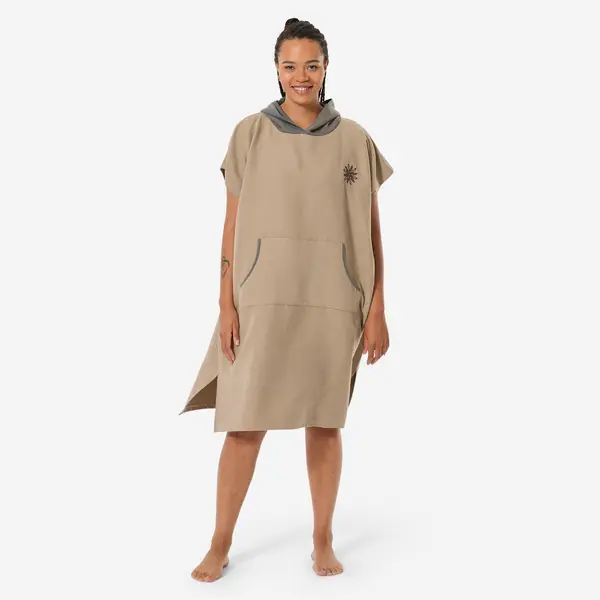 Poncho microfibre 150 Kaki Adulți