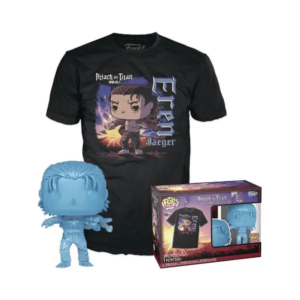Pop! Attack On Titan Final Season Eren Jaeger With Marks And T Shirt L