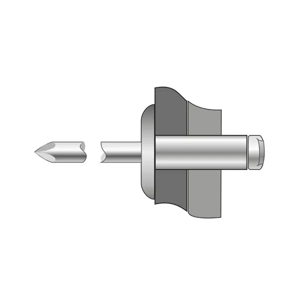 Pop-nituri Cap Lat Aluminiu Otel-5 X 8