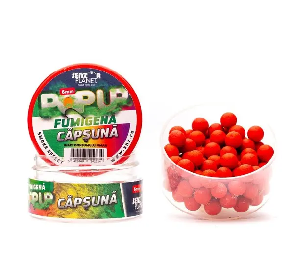 POP-UP FUMIGENA METHOD Accesorii pescuit > Nada si momeli CAPSUNA 6mm 15g