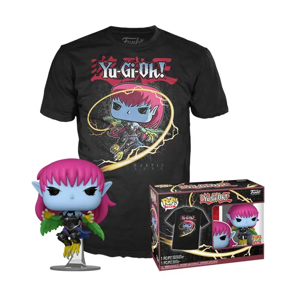 Pop! Yu Gi Oh! Harpie Lady Black & T Shirt S