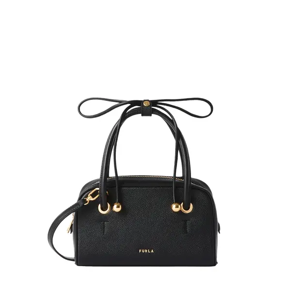 Poppy dome mini bag nero