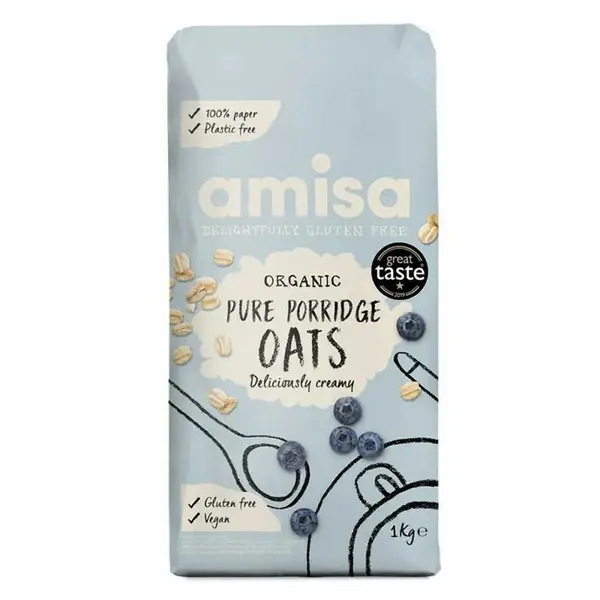Porridge din ovaz bio 1kg Amisa