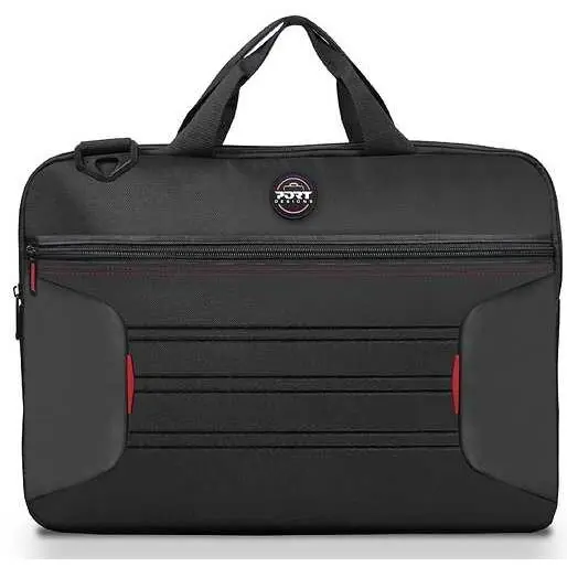 PORT DESIGNS Pachet Accesorii Laptop PORT DESIGNS Premium Pack 17.3, Geanta Messenger Poliester 17.3, Mouse Wireless 2.4 GHz, Negru