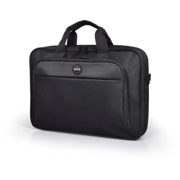 PORT DESIGNS PORT DESIGNS HANOI II CLAMSHELL 17.3 Briefcase, Black